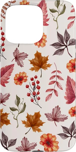 Vista 31 de Halloween Pattern Fall Leaves Pattern - Autumn Season Case for iPhone 17