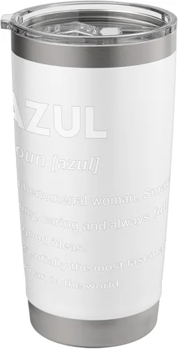 Vista 8 de Azul Name Stainless Steel Insulated Tumbler Black