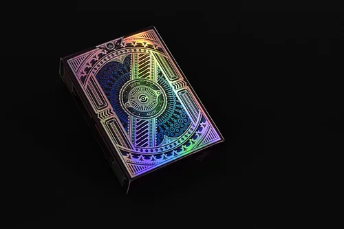 Vista 2 de Gamblers Warehouse Alloy Cobalt Playing Cards Poker Deck Diseño personalizado Espalda y caras frustradas Nuevo