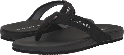 Vista 7 de Tommy Hilfiger Chanclas Sillo para hombre, Negro 001