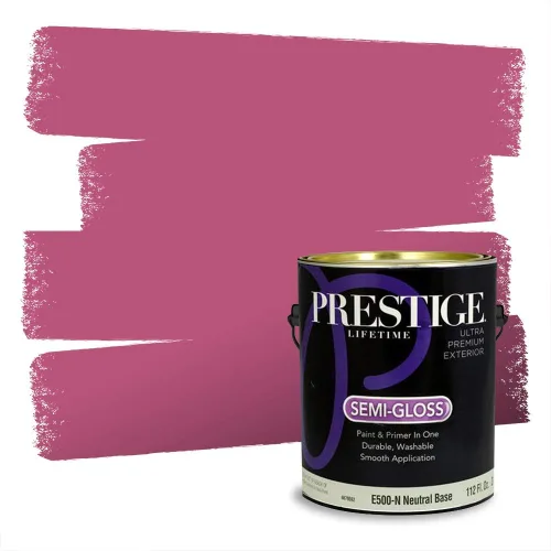 Vista 516 de Prestige Paints Pintura exterior e imprimación en uno, 1 galón, plano, coincidencia comparable de Valspar* Amber Rose*