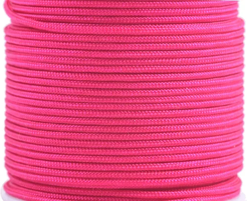 Vista 65 de KONMAY 1 rollo de cuerda de nailon de 150 yardas, trenzado de 0.016 in de nailon Shamballa Macramé/cordón de cuentas, cordón de nudo chino, cuerda