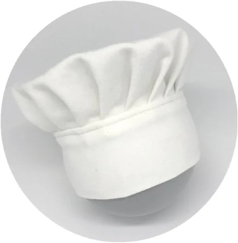Vista 3 de Vemonllas Accesorios de fotografía para recién nacidos gorro de chef accesorios de fotos para bebé capó suave sesión de fotos para recién nacidos