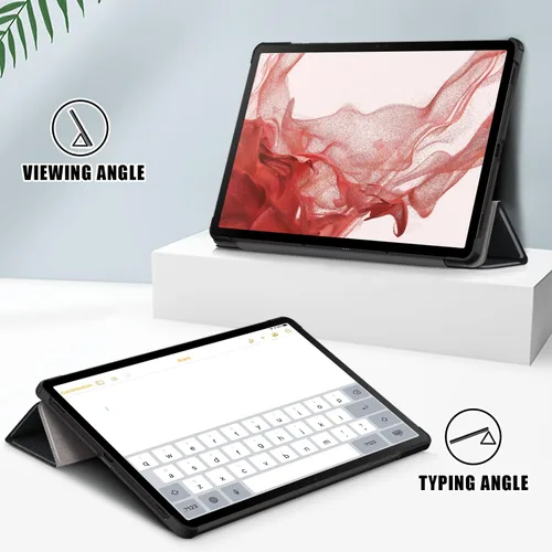 Vista 5 de Funda para Samsung Galaxy Tab S9 FE+ Plus 12.4" (SM-X610/X616)/Galaxy Tab S9+ Plus 12.4" (SM-X810/X816/X818) - Funda delgada con función atril