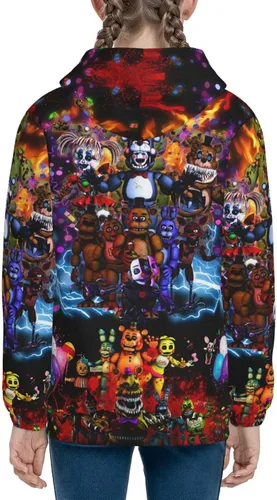 Vista 2 de Chuangyitongxun Anime Hoodies Novelty Zipper Hooded Sweater Casual Warm Jackets Sports Hoodies Sweatshirts TeensGirlsBoys