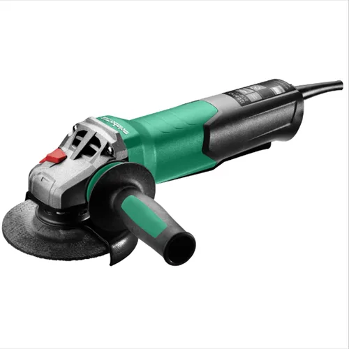 Vista 4 de Metabo - Amoladora angular de 6 pulgadas, 10,000 RPM, 12 amperios, CA/CC, interruptor deslizante (bloqueo), embrague de seguridad, cambio de rueda