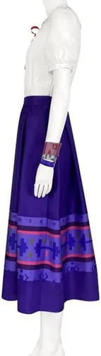 Vista 4 de Dolores Luisa Costume Dress for Women Madrigal Family Halloween Cosplay Party Dress Up Suit Adutls