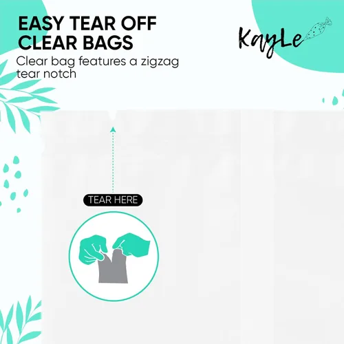 Vista 4 de KayLe Bolsas transparentes de 4.3 x 5.9 pulgadas, 100 bolsas de galletas termosellables para mascotas, bolsas de embalaje de panadería