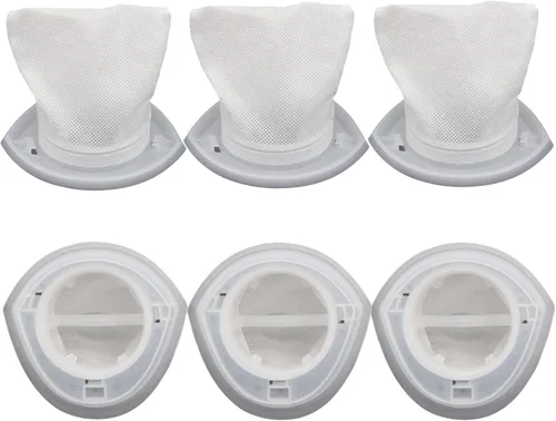 Vista 6 de Paquete de 6 filtros HNVCF10 compatibles con aspiradoras de mano Black+Decker HNVC220BCZ, HNVC115J06, HNVC115J22, HNVC115JB06, HNVC215B10