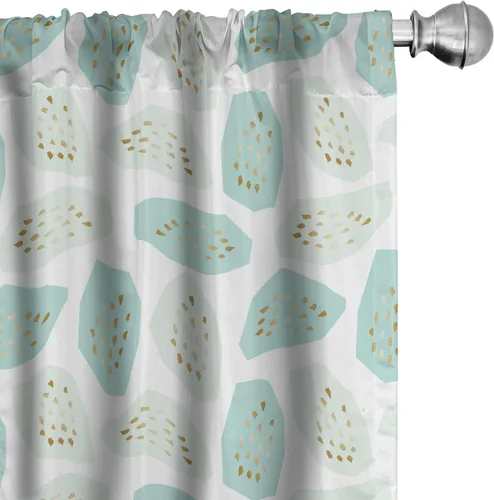 Vista 38 de Lunarable Cortinas con estampado de madera, madera natural rústica con rayas, patrón abstracto ovalado, tema de carpintería, tratamientos