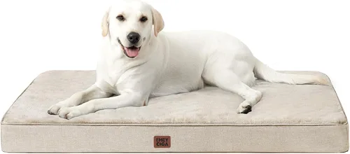 Vista 21 de EHEYCIGA Cama ortopédica impermeable para perros de 35 x 23 pulgadas, cama de espuma viscoelástica para perros de tamaño grande, alfombrilla lavable