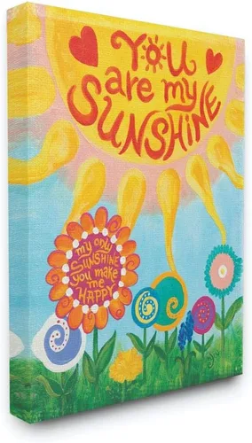 Vista 15 de Stupell Industries Placa de pared You are My Sunshine, 13 x 19 pulgadas, diseño por artista nJoyArt