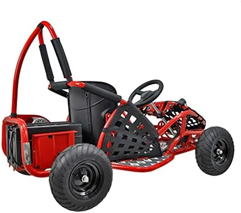 Vista 2 de Baja 1000W 48V Eléctrico Niños Go-Kart - Rojo
