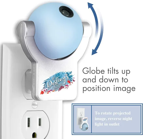 Vista 4 de Projectables Disney Frozen 2 LED Night Light + Projectables Frozen 2 luz nocturna, edición de coleccionista, enchufe del atardecer al amanecer