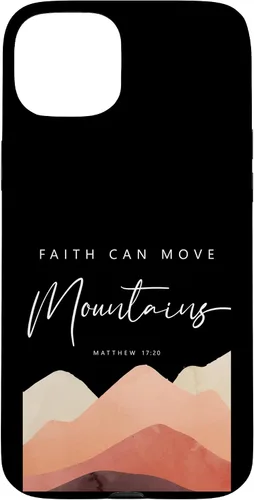 Vista 9 de Faith Can Move Mountains - Matthew 17 20 Inspiring Christian Case for iPhone 17