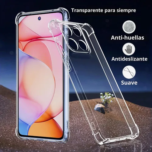 Vista 2 de Funda 5G para Motorola Moto G Stylus 2025/2026 con protector de pantalla de vidrio templado, TPU suave y flexible, ajuste delgado, a prueba
