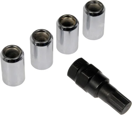 Vista 7 de Dorman 711-225 - Afinador cromado con bloqueo de tuerca de rueda 1/2-20 compatible con modelos seleccionados, paquete de 4