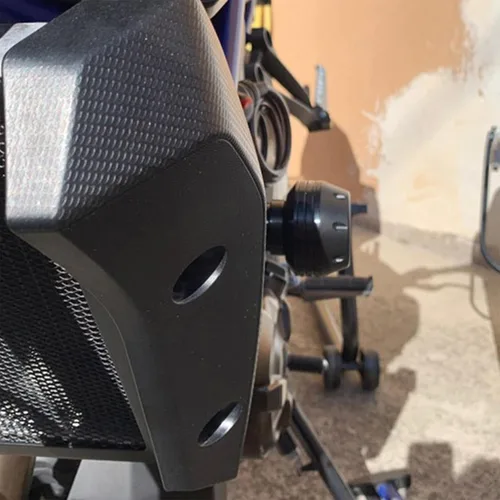 Vista 7 de Protector de caída para marco de motocicleta, protector de caída compatible con Yamaha R25 R3 MT03 MT07 FZ07