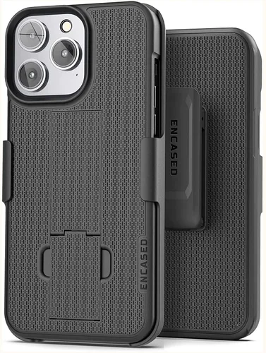 Vista 12 de Encased Funda para cinturón iPhone 11 con clip (Serie DuraClip) Funda ultradelgada con funda (Negro)