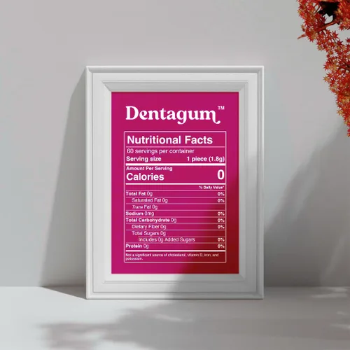Vista 2 de Dentagum Goma de mascar remineralizante con nano-hidroxiapatita y xilitol - Goma de mascar de bayas sin azúcar para reparación de esmalte