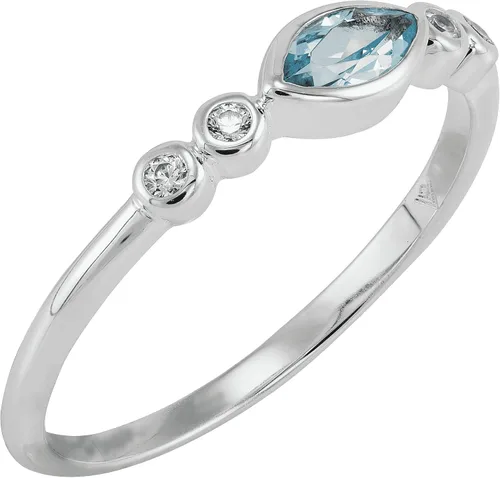 Vista 3 de Silpada Anillo 'Blue Whisper' con topacio y circonita cúbica en plata de ley