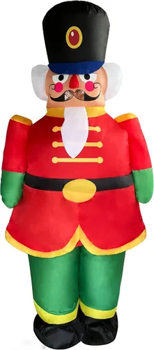 Vista 4 de Disfraz inflable de Navidad Decoración inflable de Navidad para adultosfiesta de Navidaddesfile
