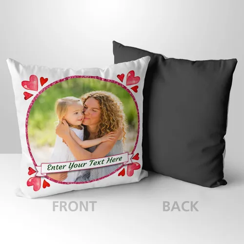 Vista 2 de Almohada personalizada para subir fotos del Día de la Madre para mujeres, almohada personalizada, regalos para mamá, regalos para mamá, carga