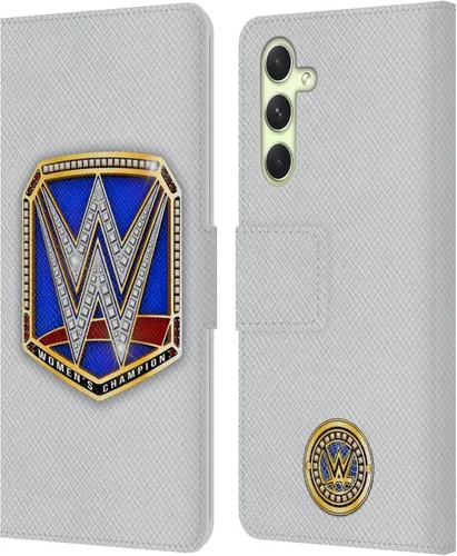 Vista 288 de Head Case Designs Officially Licensed WWE Cruiserweight Champion Title Belts Leather Wallet Case Compatible with Samsung Galaxy A07 4G Campeón