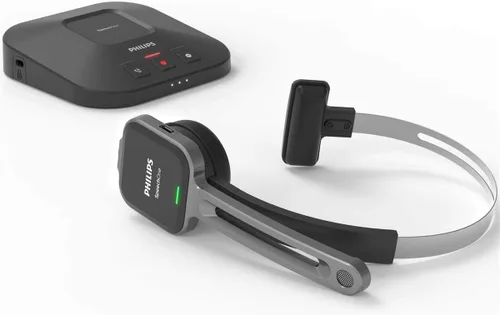 Vista 4 de Philips SpeechOne - Auriculares inalámbricos de dictado con estación de acoplamiento y luz de estado