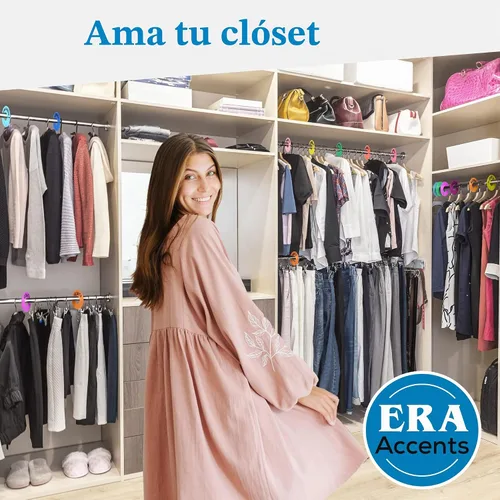 Vista 9 de Juego de 30 divisores de armario de color para colgar ropa - Divisores de ropa para organización