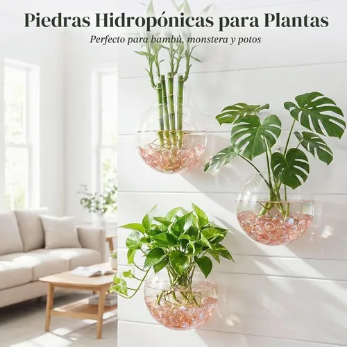 Vista 4 de DomeStar - Canicas de vidrio plano de 1 libra, canicas decorativas color champán para jarrones Rosa claro