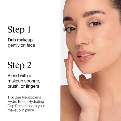 Vista 5 de Tinte líquido de maquillaje hidro aumentador Neutrogena, 1 onza líquida