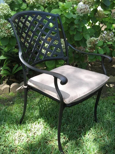 Vista 5 de Muebles de patio de aluminio fundido al aire libre 7 pedazo KL4272 CBM1290