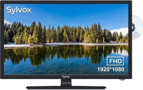 Vista 13 de SYLVOX 22'' Smart TV Digital de 12 Voltios Combo de Vídeo en Disco FHD 1080P Android 11.0, con Conexión Inalámbrica WiFi ARC CEC, para Hogar