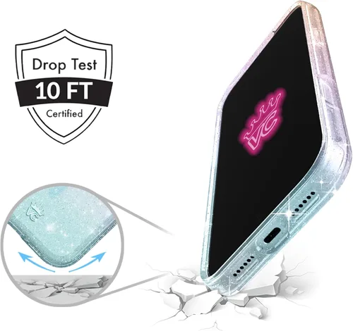 Vista 1355 de VELVET CAVIAR Funda para iPhone 15, compatible con MagSafe, probada contra caídas de 10 pies, fundas protectoras de diseño, leopardo color rosa