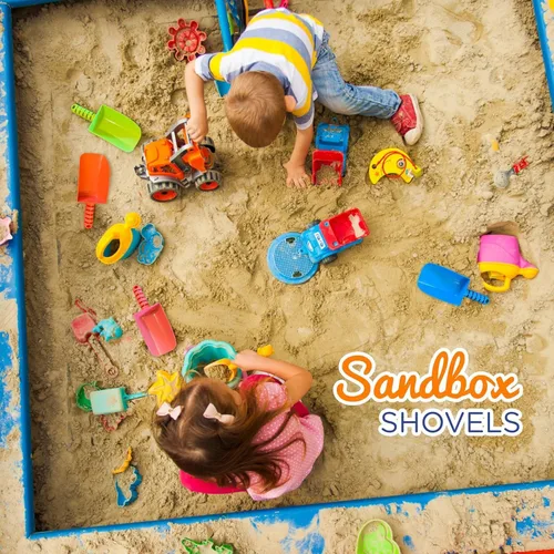 Vista 4 de 4E's Novelty Pala de arena para niños a granel, paquete de 12 palas de playa de plástico resistente, para plantar, excavar y herramienta de jardín