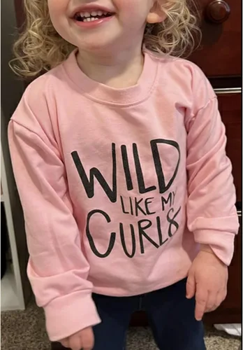 Vista 2 de Molgkyo Conjunto de ropa para bebé niña pequeña, sudadera de manga larga con estampado de letras, sudadera y pantalones deportivos para otoño e