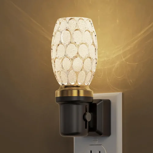 Vista 13 de L LOHAS LED - Luz nocturna LED, luces nocturnas LED enchufables en la pared, luz nocturna regulable con sensor de luz automático, 3000K blanco