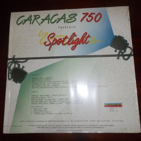 Vista 2 de Caracas 750 presenta Spotlight Vinyl Varios Artist Compilation