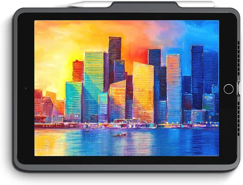 Vista 9 de ZAGG Pro Keys - Funda desmontable y teclado inalámbrico para Apple iPad de 10.2 pulgadas (Gen 9, 8, 7) - Emparejamiento Bluetooth, teclas
