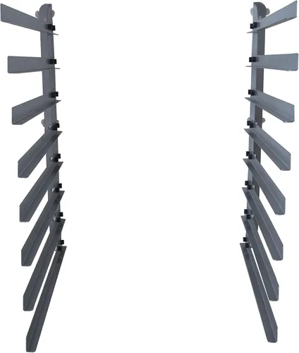 Vista 3 de TECHTONGDA Soporte de marco de pantalla Arte Pintura de secado Rack Almacenamiento 8 capas Serigrafía Tienda Rack Secado de pantalla