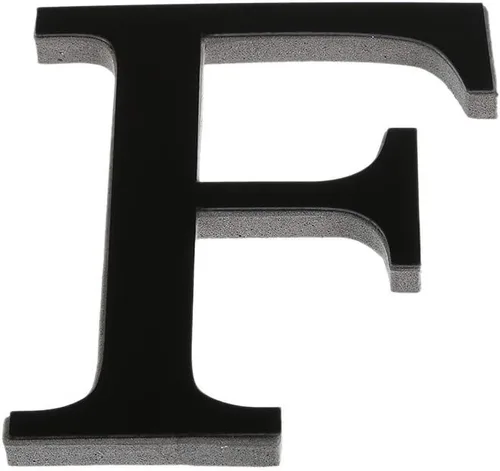 Vista 3 de Pegatinas de pared para pared, calcomanías para el hogar, 26 letras 3D, calcomanías de arte acrílico, decoración del hogar Y