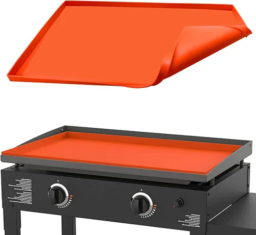 Vista 8 de Favfully - Tapete de silicona para parrilla, cubierta de parrilla de 22 pulgadas, funda protectora para parrilla Blackstone de 22 pulgadas