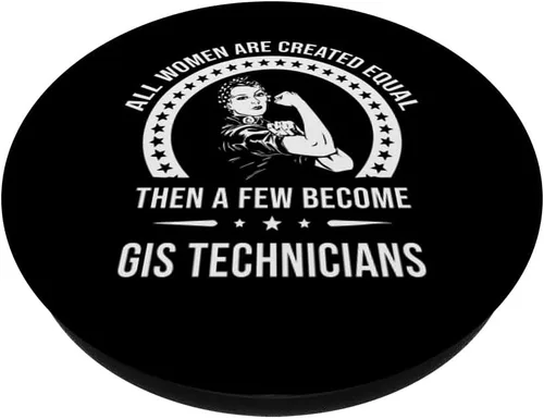 Vista 2 de Gis Technician Camisas para Mujer Gis Technician PopSockets PopGrip: Agarre intercambiable para teléfonos y tabletas