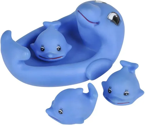 Vista 3 de Rhode Island Novelty Juego de baño Dolphin 4pcs