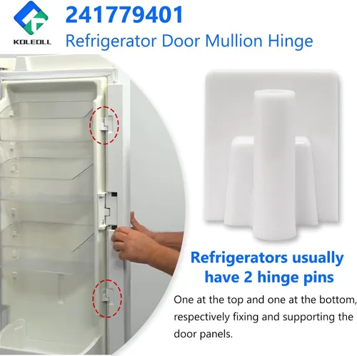 Vista 5 de Paquete de 2 bisagras para puerta de refrigerador 241779401 compatibles con Frigidaire Electrolux Kenmore reemplaza 1512662 AP4393564 PS2358752