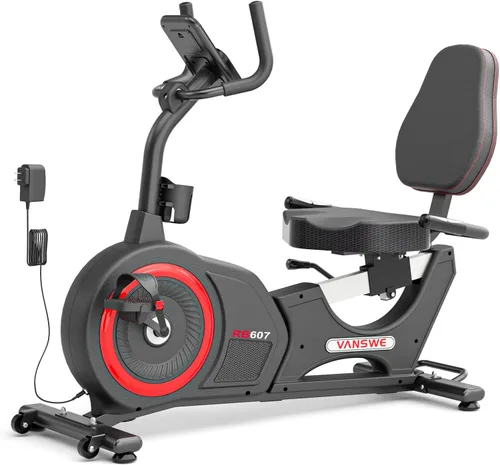 Vista 10 de VANSWE Bicicleta estática reclinada para personas mayores en casa comercial