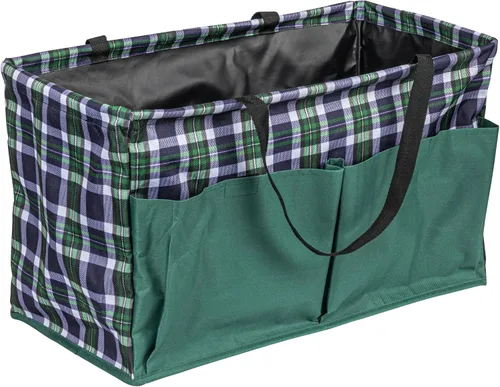 Vista 19 de Household Essentials Contenedor Gray Krush - Bolsa de utilidad multiusos con bolsillos Gris