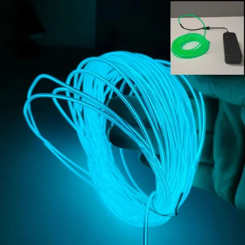 Vista 22 de Tira de luces LED de 360° – con opciones de alimentación de batería/USB – Luces LED flexibles para dormitorio, decoración del hogar, diseños