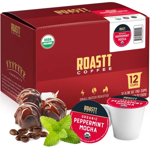 Vista 13 de Cápsulas de café de coco orgánico para cafeteras compatibles con Keurig K Cup, cápsulas de café de coco orgánico con cafeína de tostado medio